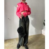 ショルダーカットアウトクロップドシャツ | Jewelobe | 詳細画像18 