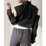 ショルダーカットアウトクロップドシャツ | Jewelobe | 詳細画像22 