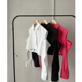 ショルダーカットアウトクロップドシャツ | Jewelobe | 詳細画像26 