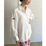 スリーブスラッシュオーバーサイズシャツ | Jewelobe | 詳細画像1 