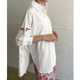 スリーブスラッシュオーバーサイズシャツ | Jewelobe | 詳細画像2 