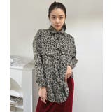 グレー | レオパードルーズアウターシャツ | Jewelobe