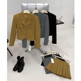 コンパクトジャケット×プリーツミニスカートセットアップ | Jewelobe | 詳細画像19 