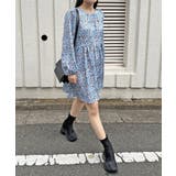 ポップフラワーパワーショルダーミニワンピース | Jewelobe | 詳細画像10 