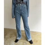 クロップドテーラージャケット×ベルボトムルーズパンツ デニムセットアップ | Jewelobe | 詳細画像7 