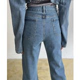 クロップドテーラージャケット×ベルボトムルーズパンツ デニムセットアップ | Jewelobe | 詳細画像9 