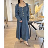 ビスチェジャケット×フレアスカート デニムセットアップ | Jewelobe | 詳細画像11 