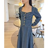 ビスチェジャケット×フレアスカート デニムセットアップ | Jewelobe | 詳細画像13 