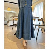 ビスチェジャケット×フレアスカート デニムセットアップ | Jewelobe | 詳細画像16 