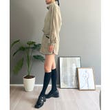 バイカラーパイピングナイロンタッチブルゾン&ミニスカパンセットアップ | Jewelobe | 詳細画像15