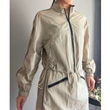 バイカラーパイピングナイロンタッチブルゾン&ミニスカパンセットアップ | Jewelobe | 詳細画像18