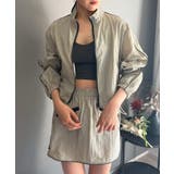 バイカラーパイピングナイロンタッチブルゾン&ミニスカパンセットアップ | Jewelobe | 詳細画像20