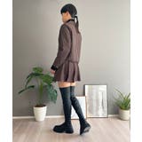 ピンストライプジャケット×プリーツスカート セットアップ | Jewelobe | 詳細画像10 