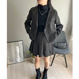 ピンストライプジャケット×プリーツスカート セットアップ | Jewelobe | 詳細画像13 