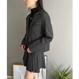 ピンストライプジャケット×プリーツスカート セットアップ | Jewelobe | 詳細画像16 