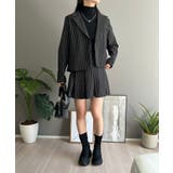 ピンストライプジャケット×プリーツスカート セットアップ | Jewelobe | 詳細画像20 