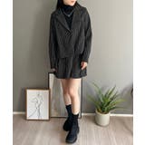 ピンストライプジャケット×プリーツスカート セットアップ | Jewelobe | 詳細画像22 