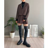 ピンストライプジャケット×プリーツスカート セットアップ | Jewelobe | 詳細画像8 