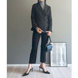 ダブルブレストジャケット&タイトクロップドパンツスーツ | Jewelobe | 詳細画像16