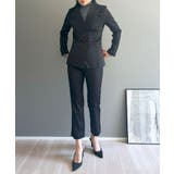 ダブルブレストジャケット&タイトクロップドパンツスーツ | Jewelobe | 詳細画像18