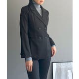 ダブルブレストジャケット&タイトクロップドパンツスーツ | Jewelobe | 詳細画像20