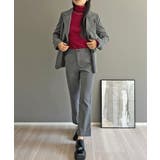 ダブルブレストジャケット&タイトクロップドパンツスーツ | Jewelobe | 詳細画像4