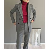 ダブルブレストジャケット&タイトクロップドパンツスーツ | Jewelobe | 詳細画像7