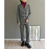 ダブルブレストジャケット&タイトクロップドパンツスーツ | Jewelobe | 詳細画像9