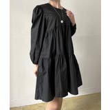 ブラック | ティアードチュニックミニワンピース | Jewelobe