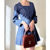 クスエアネックデニムミニワンピース | Jewelobe | 詳細画像3 