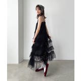 ドットチュールフリルボリュームワンピース | Jewelobe | 詳細画像10 