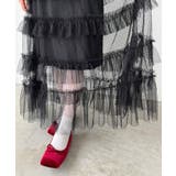 ドットチュールフリルボリュームワンピース | Jewelobe | 詳細画像15 