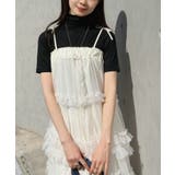 ドットチュールフリルボリュームワンピース | Jewelobe | 詳細画像33 