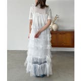 ドットチュールフリルボリュームワンピース | Jewelobe | 詳細画像4 