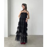 ドットチュールフリルボリュームワンピース | Jewelobe | 詳細画像9 