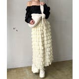 シフォンフリルロングスカート | Jewelobe | 詳細画像14 