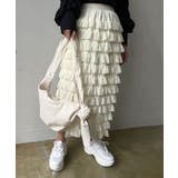 シフォンフリルロングスカート | Jewelobe | 詳細画像4 