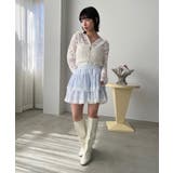 ギンガムチェックティアードミニスカート | Jewelobe | 詳細画像17