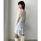 ギンガムチェックティアードミニスカート | Jewelobe | 詳細画像24