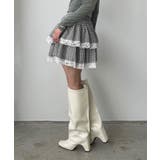 ギンガムチェックティアードミニスカート | Jewelobe | 詳細画像28