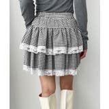 ギンガムチェックティアードミニスカート | Jewelobe | 詳細画像31