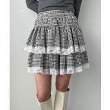 ギンガムチェックティアードミニスカート | Jewelobe | 詳細画像32