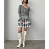 ギンガムチェックティアードミニスカート | Jewelobe | 詳細画像33