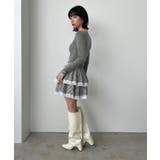 ギンガムチェックティアードミニスカート | Jewelobe | 詳細画像35