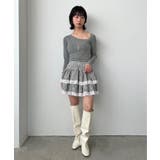 ギンガムチェックティアードミニスカート | Jewelobe | 詳細画像36