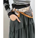 【スカーフセット】スエードタッチティアードマキシスカート | Jewelobe | 詳細画像14 