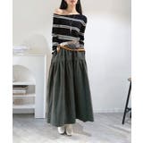 【スカーフセット】スエードタッチティアードマキシスカート | Jewelobe | 詳細画像18 