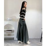 【スカーフセット】スエードタッチティアードマキシスカート | Jewelobe | 詳細画像21 