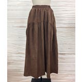 【スカーフセット】スエードタッチティアードマキシスカート | Jewelobe | 詳細画像7 