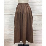 【スカーフセット】スエードタッチティアードマキシスカート | Jewelobe | 詳細画像8 